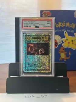 Pokemon Legendary Collection Reverse Foil Mysterious Fossil 109/110 PSA 9 - Image 1