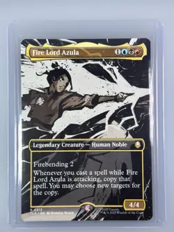 MTG Fire Lord Azula (0313) (Borderless) Avatar: The Last Airbender Regular - Image 3