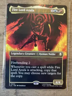 Fire Lord Azula (0334) (Borderless) Avatar: The Last Airbender Regular - Image 1