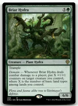 Briar Hydra #286 MTG Dominaria United NM X1 - Image 1
