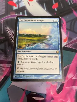 MTG - DECLARATION OF NAUGHT - RARE - MORNINGTIDE - HP - #2 - Image 1