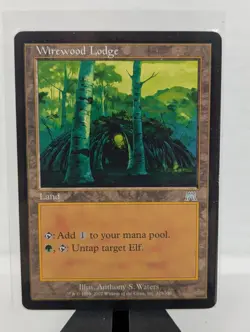 Magic The Gathering MTG - ONSLAUGHT 2002 ONS - #329 Wirewood Lodge - LP - Image 1
