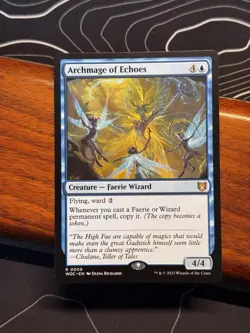 MTG Extended Art Archmage of Echoes NM Unplayed Commander: Wilds of Eldraine - Image 1
