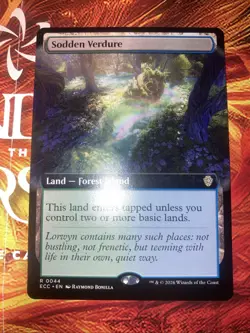 Sodden Verdure (Extended Art) Commander: Lorwyn Eclipsed Regular - Image 1