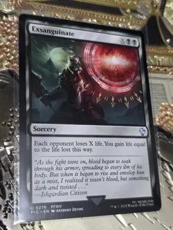 Magic the Gathering Exsanguinate U Commander: FINAL FANTASY 276 NM - Image 1