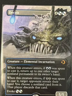 MTG Deceit ECL 0293 M NM Regular Borderless - Image 1