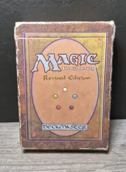 MTG Revised Empty Starter Deck Box Vintage Magic The Gathering - Image 1