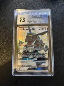 Pokemon Rayquaza GX 177a/168 Celestial Storm Secret Rare Holo CGC 9.5 - Image 1