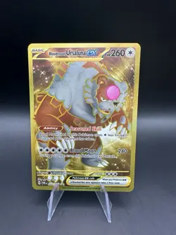 Blood Moon Ursaluna 222/167 Twilight Masquerade Gold Pokemon - NM - Image 1