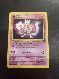 1999 Pokemon Mewtwo The First Movie Promo Card - Image 1