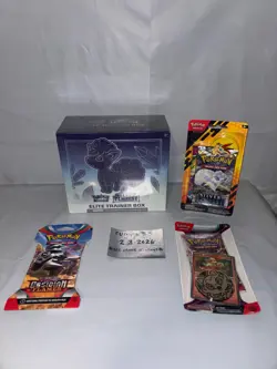 Pokemon TCG Silver Tempest Elite Trainer Box Sealed, Silver Tempest Pin, blister - Image 1