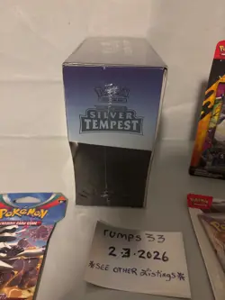 Pokemon TCG Silver Tempest Elite Trainer Box Sealed, Silver Tempest Pin, blister - Image 3