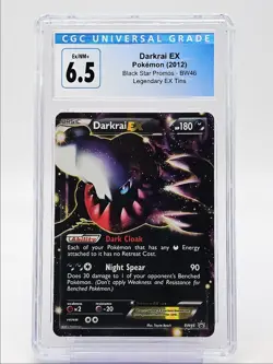 DARKRAI GX 2012 POKEMON BLACK STAR PROMO LEGENDARY TINS #BW46 CGC 6.5 Q5650 - Image 1