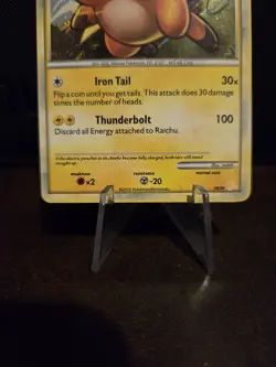 Pokemon TCG Raichu 30/30 Holo HeartGold & SoulSilver Trainer Kit 🌟🌟🌟 HGSS - Image 3