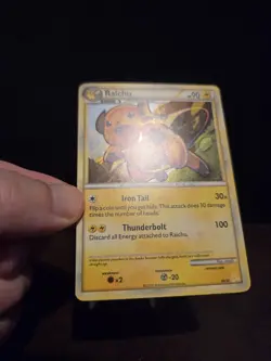 Pokemon TCG Raichu 30/30 Holo HeartGold & SoulSilver Trainer Kit 🌟🌟🌟 HGSS - Image 4