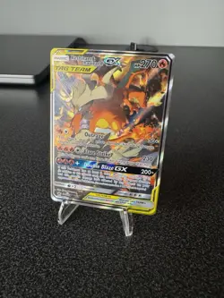 Pokemon TCG Reshiram & Charizard GX SM201 Black Star Promo - Image 1