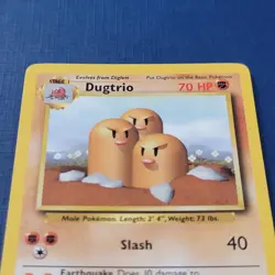 Pokemon Dugtrio 19/102 Base Set Regular Lightly Played *FREE SHIPPING* - Image 2