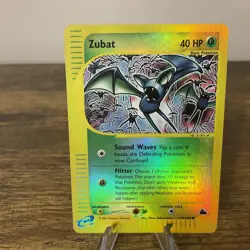 2003 Pokemon TCG Zubat 117/144 Skyridge Reverse Holo - Image 1
