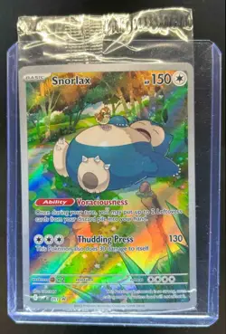2023-25 Pokemon SV Black Star Promos SVP EN Snorlax Sealed #051 - Image 1