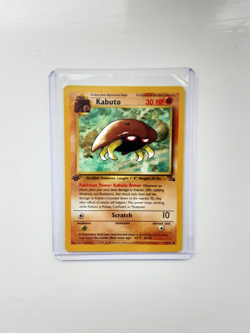 Pokemon Kabuto 50/62 1st Edition Fossil card Pack Fresh !! - Image 1