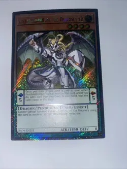 Yugioh! Luster Pendulum, the Dracoslayer (Platinum Secret Rare) 1st Edition - Image 1