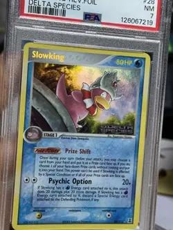 PSA 7 Slowking 28/113 EX Delta Species 2005 Reverse Holo Rare Pokemon Card TCG - Image 4