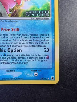 Pokemon Slowking 28/113 Reverse Holo 2005 EX Delta Species TCG - Image 5