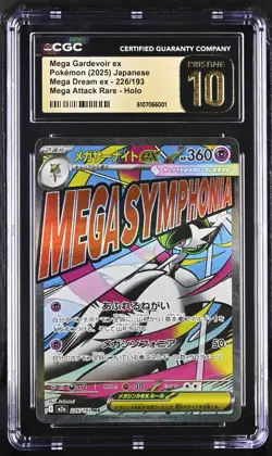 Mega Gardevoir ex MA 226/193 Mega Dream ex Japanese Pokemon CGC 10 Pristine - Image 1