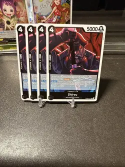 Shiryu PRB-02 PRB02-015 Foil Rare x4 The Best Vol 2 One Piece TCG - Image 1