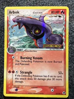 Arbok 13/101 Holo Rare Dragon Frontiers Stamped Pokemon Card Lightly Played - Image 1