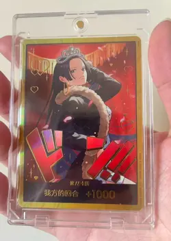 ONE PIECE Chinese Heroines Edition Boa Hancock DON!! GOLD Card DON(EB03-D) NM - Image 1