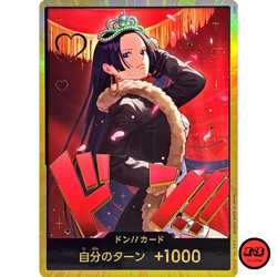 DON!! Boa Hancock GOLD EB03 Heroines Edition Japanese ONE PIECE Card EX/NM - Image 1