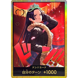 DON!! Boa Hancock GOLD EB03 Heroines Edition Japanese ONE PIECE Card EX/NM - Image 2