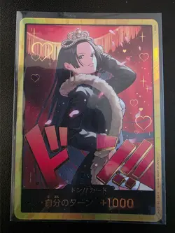 DON!! Boa Hancock GOLD EB03 Japanese ONE PIECE Card Heroines Edition NM - Image 1