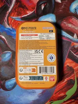 Bandai One Piece Card Game Tin Pack Set Vol.2 Booster Packs Promo Card Ace - Image 2