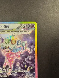 Pokemon TCG Espeon EX Prismatic Evolutions Holo Card 155/131 Near Mint Condition - Image 3