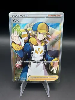 Volo - 151/159 - Crown Zenith - Full Art Ultra Rare Pokemon Card - NM - Image 1