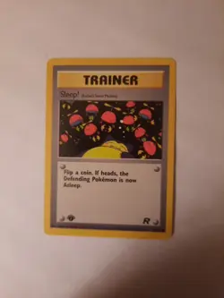 Pokemon Card Team Rocket 1st Edition Regular Finish Sleep! 79/82 - Image 3