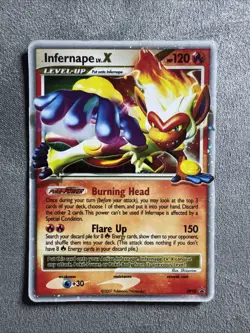 Infernape LV.X DP10 Black Star Promo 2007 Holo Rare Pokemon Card MP - Image 1