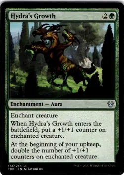 MTG Hydra's Growth Theros Beyond Death Uncommon #172 - Image 1