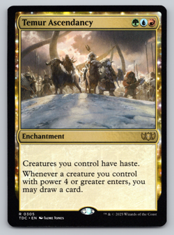Temur Ascendancy - Commander: Tarkir Dragonstorm MTG - Image 1