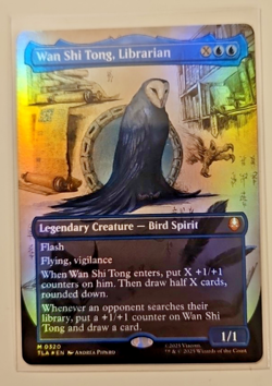 Wan Shi Tong, Librarian 0320 Borderless Foil MTG Avatar: The Last Airbender NM - Image 1
