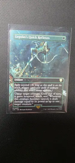MTG Legolas's Quick Reflexes Borderless #493 Lord Of The Rings - Image 1