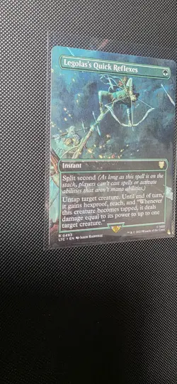 MTG Legolas's Quick Reflexes Borderless #493 Lord Of The Rings - Image 2