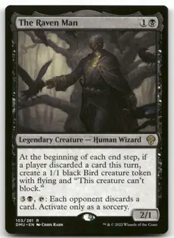 The Raven Man #103 MTG Dominaria United NM X1 - Image 1