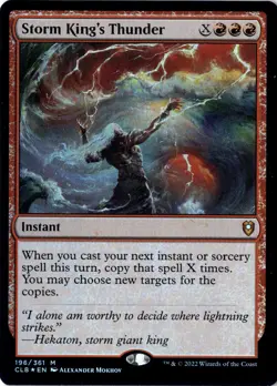 Storm King's Thunder NM/M* FOIL Commander Baldur's Gate 196/361 mtg -UnltdCards - Image 1