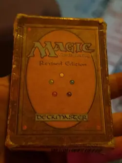MTG *Revised Empty Starter Deck Box* (Used) Worn - Image 3