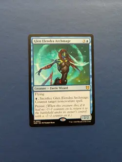 MTG Glen Elendra Archmage: Wilds of Eldraine Commander #94 - NM - Image 1