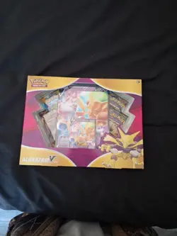 Pokemon TCG: Alakazam V Box New And Factory Sealed 4 Booster Packs w/ Foil Promo - Image 1