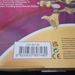 Pokemon TCG: Alakazam V Box New And Factory Sealed 4 Booster Packs w/ Foil Promo - Image 4
